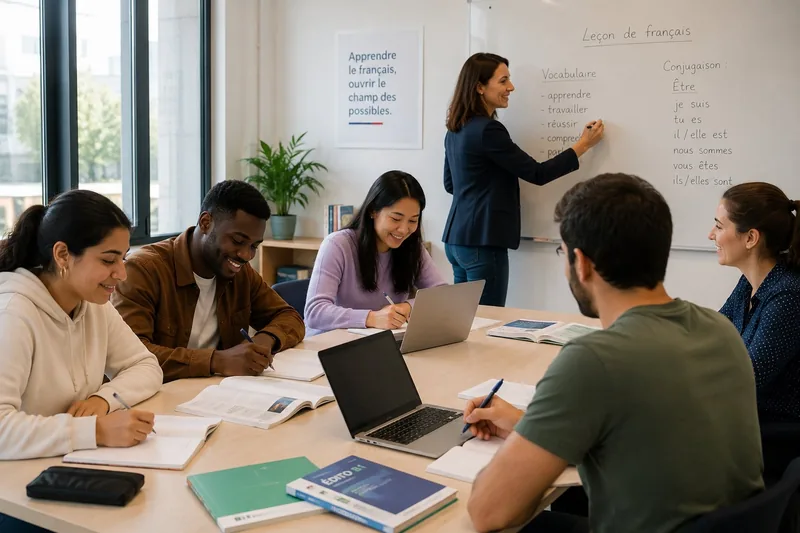 Nos cours de français FLE — Préparation DELF/TCF/TEF