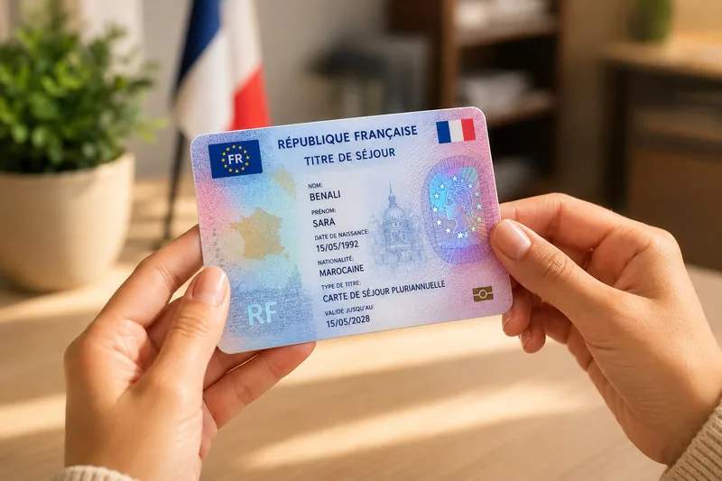 Titre de séjour français — Sara, naturalisée par LegalFrance
